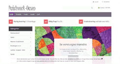 Desktop Screenshot of patchwork-oasen.dk